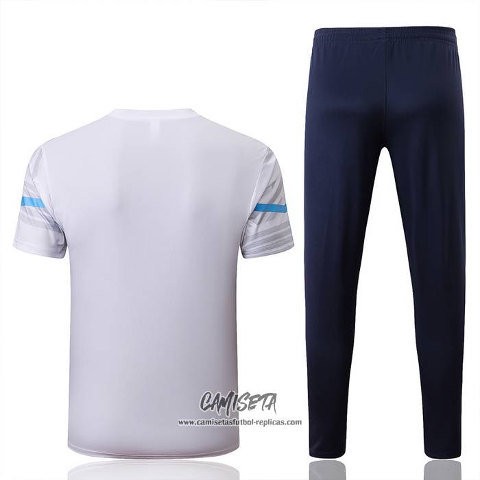 Chandal del Olympique Marsella 2022-2023 Manga Corta Gris